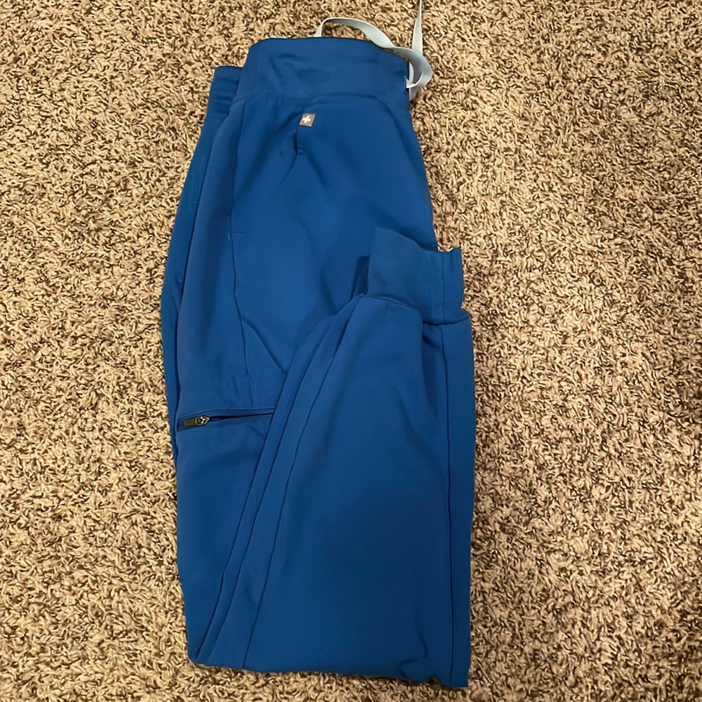 Zamora XS/P royal blue jogger scrubs